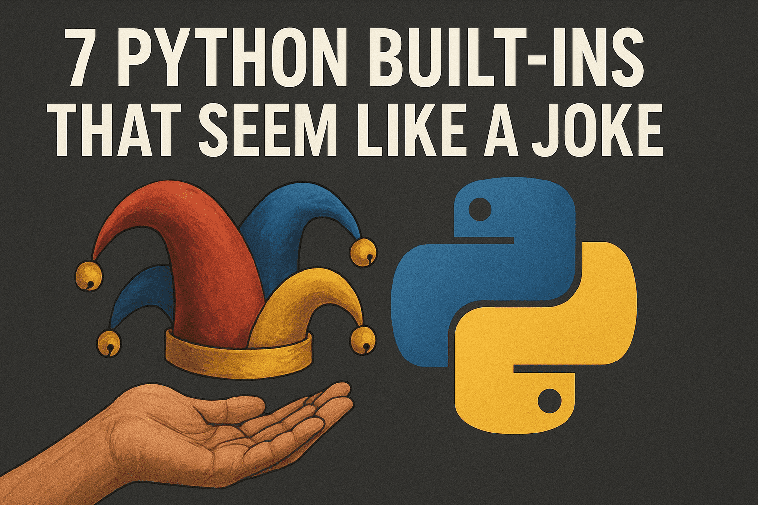 7 Python-Einbauten, die wie ein Witz erscheinen (bis Sie sie benutzen ...